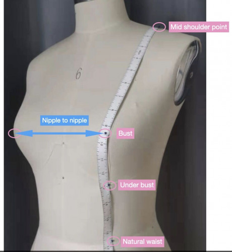 Measurement Guide For Bridal Tops Jasmine S Bridal Shop