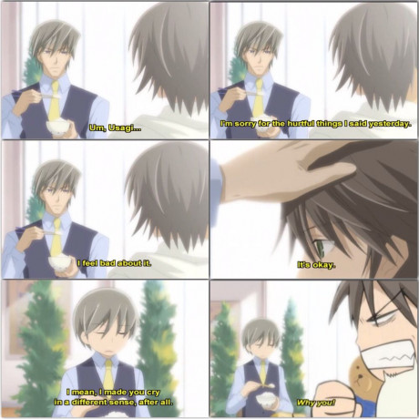 Collage By Anime Obsession Usagi And Misaki How Can One Not Love Usagi San Hahahaha 3 Romantico Junjou Romantica Manga Meme De Anime