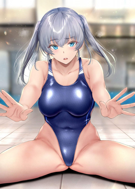 The Girl Amp The Elder Sister Of The Swimming Swimsuit Who Gets Wet In Water And Tightens The Body Tightly Haha 39 Hentai Image