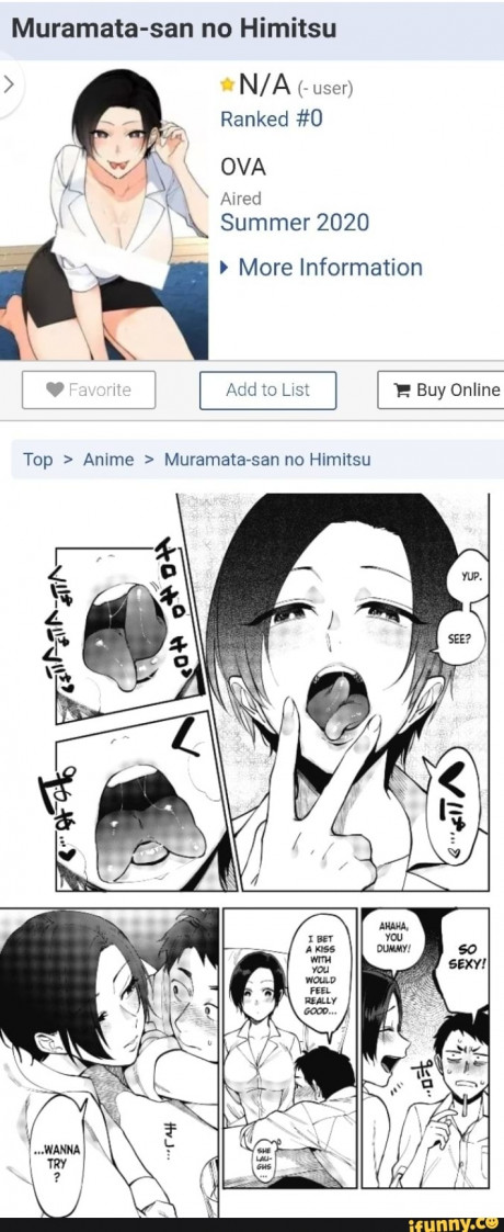 Muramata San No Himitsu User Ranked 0 Yi Ss Ova Aired Summer 2020 More Information Add To List Buy Online Favorite Top Anime Muramata San No Himitsu