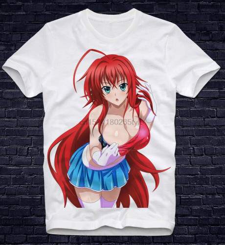 T Shirt Rias Gremory High School Dxd High School Sexy Girl Ecchi Hentai Anime Hot Aliexpress