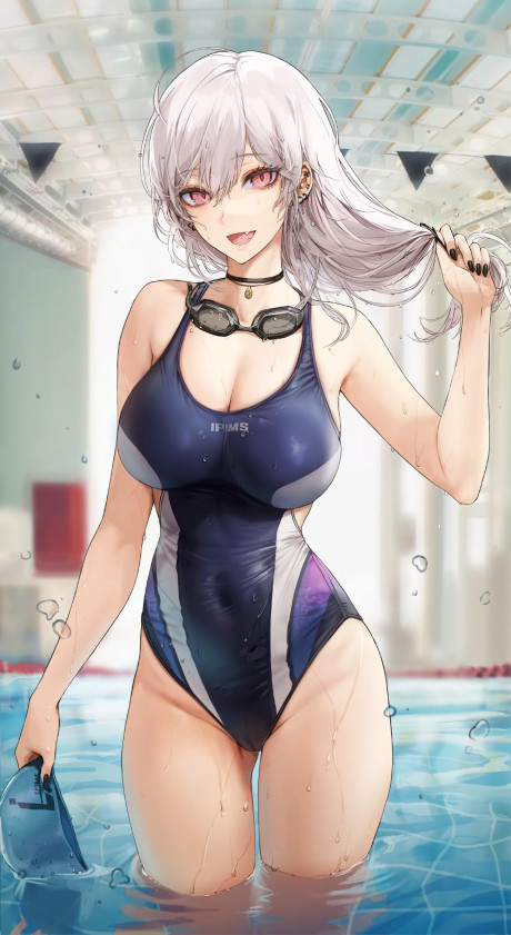 Incredible Skin Tight Swimsuit Hentai Arena