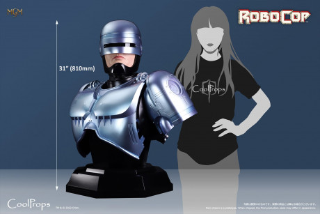 Robocop Receives 3 000 Life Size Bust Replica Arrives From Coolprops