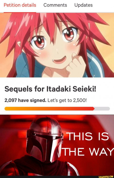 Petition Details Comments Updates Sequels For Itadaki Seieki 2 097 Have Signed Let S Get To 2 500 This Is The Way